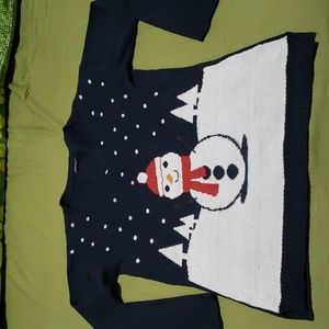 3/$15 snowman women's xmas sweater